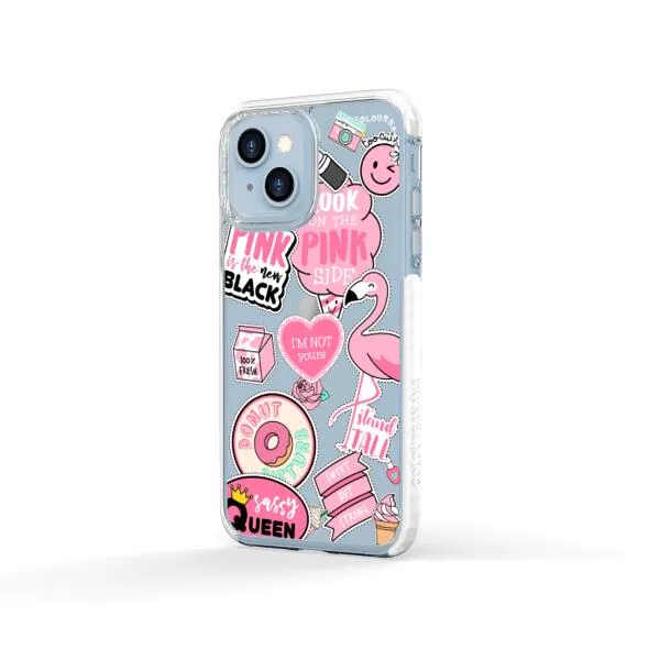 iPhone Case - Cute Pink Badges