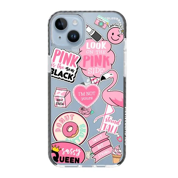 iPhone Case - Cute Pink Badges