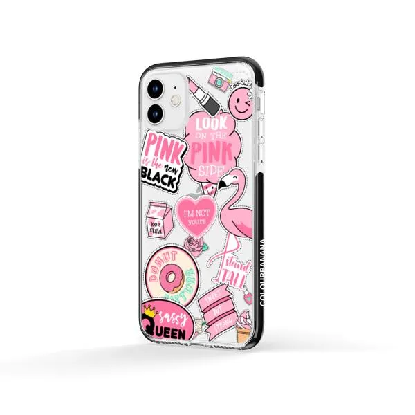 iPhone Case - Cute Pink Badges