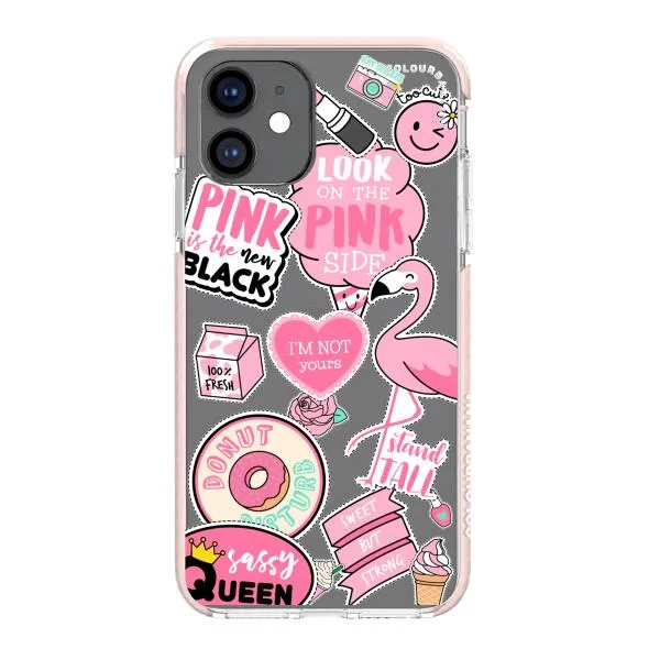 iPhone Case - Cute Pink Badges