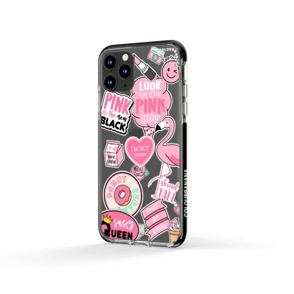 iPhone Case - Cute Pink Badges