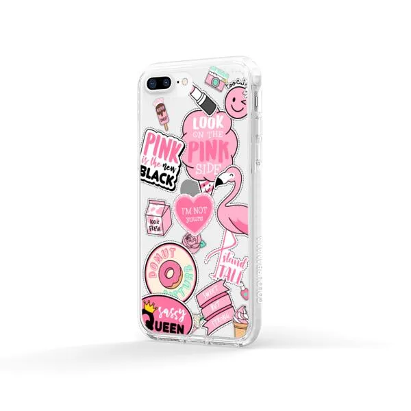 iPhone Case - Cute Pink Badges