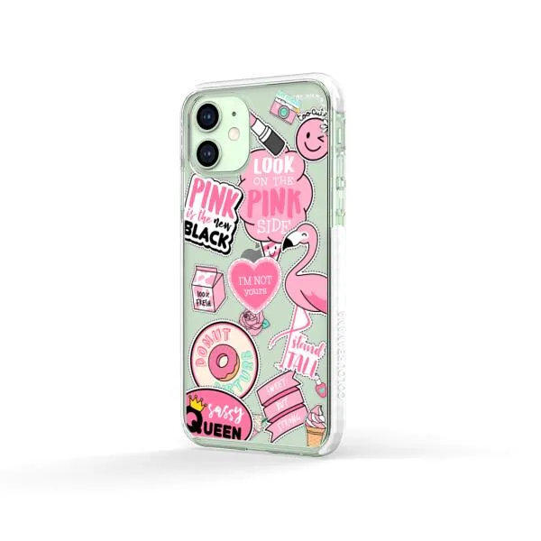 iPhone Case - Cute Pink Badges