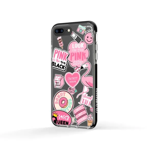 iPhone Case - Cute Pink Badges