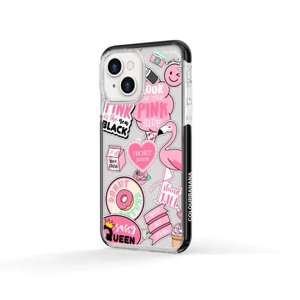 iPhone Case - Cute Pink Badges