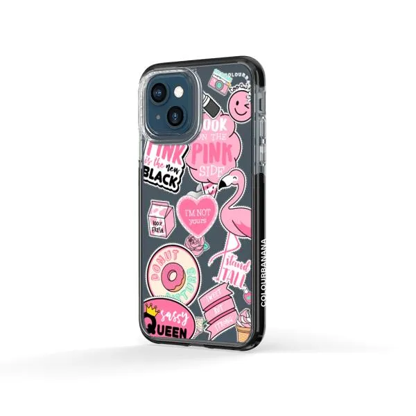 iPhone Case - Cute Pink Badges