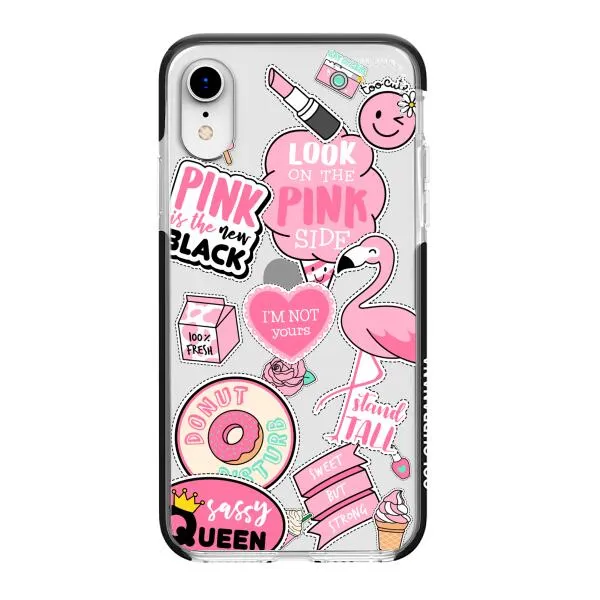 iPhone Case - Cute Pink Badges