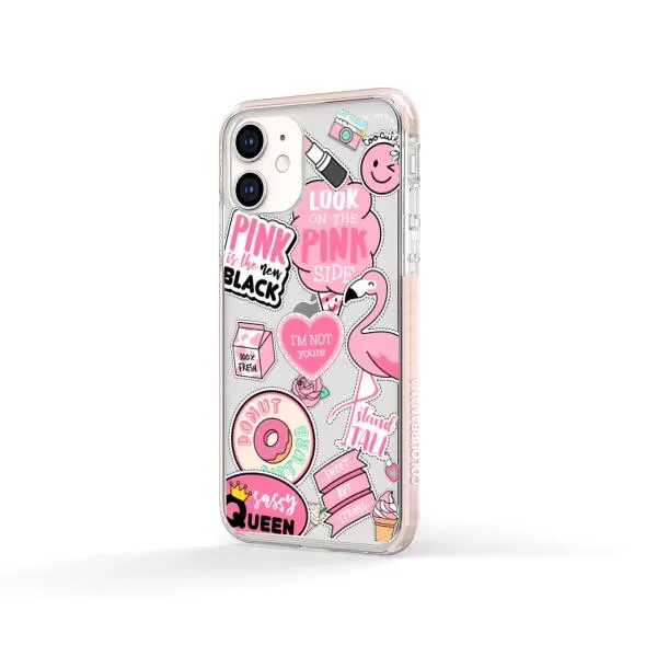 iPhone Case - Cute Pink Badges