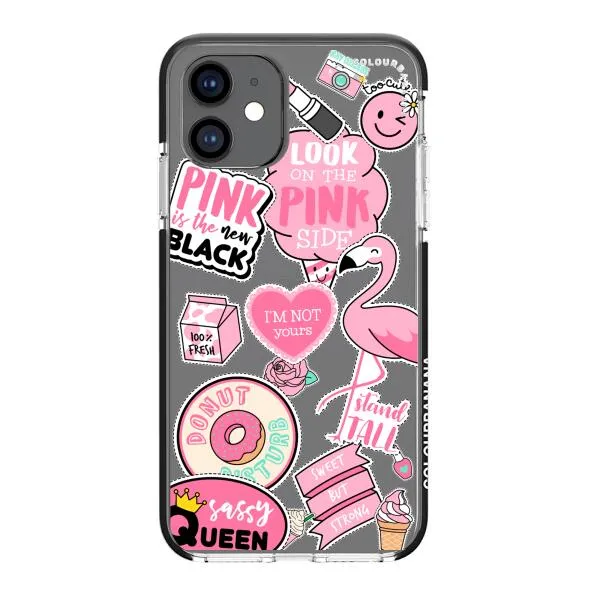 iPhone Case - Cute Pink Badges