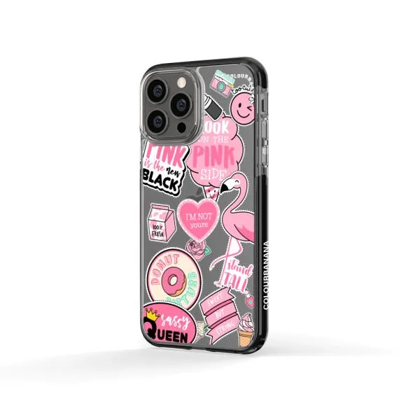 iPhone Case - Cute Pink Badges