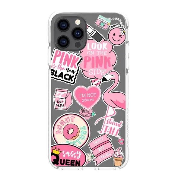 iPhone Case - Cute Pink Badges