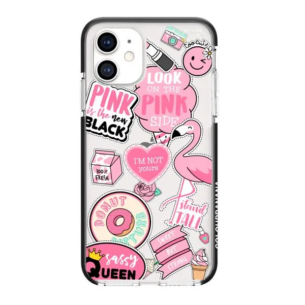 iPhone Case - Cute Pink Badges