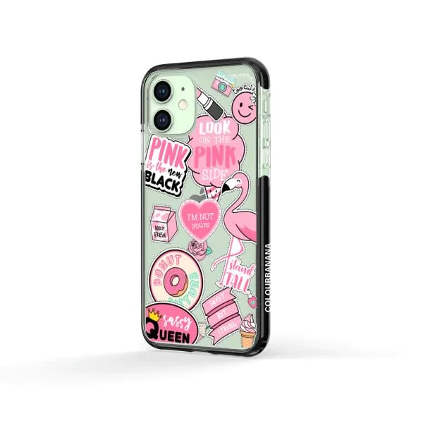 iPhone Case - Cute Pink Badges