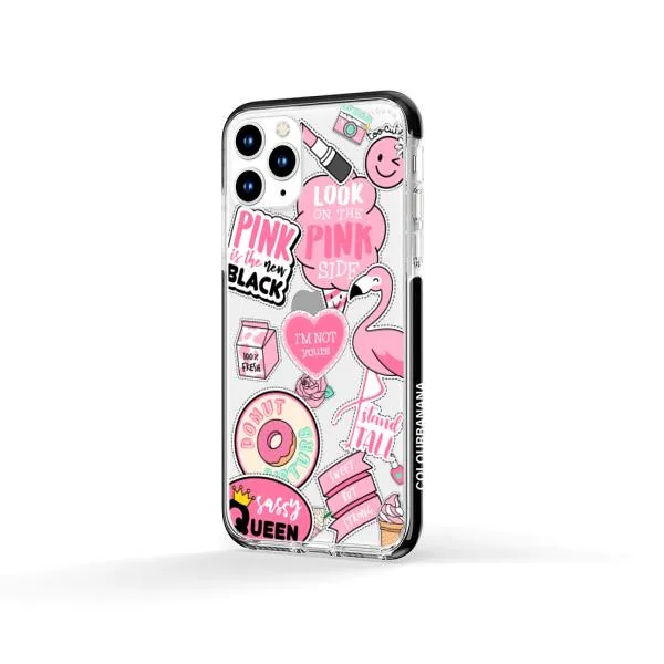 iPhone Case - Cute Pink Badges