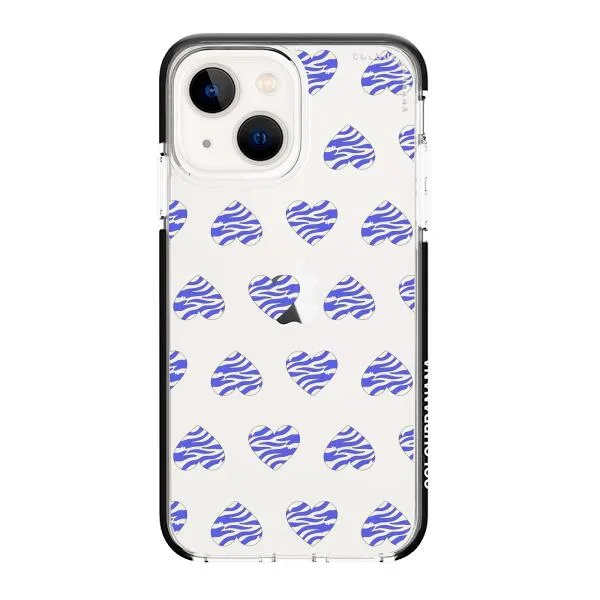 iPhone Case - Purple Zebra Heart