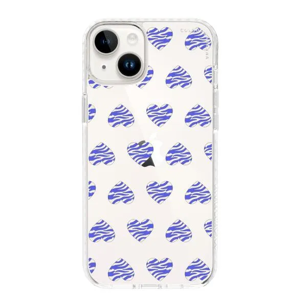 iPhone Case - Purple Zebra Heart