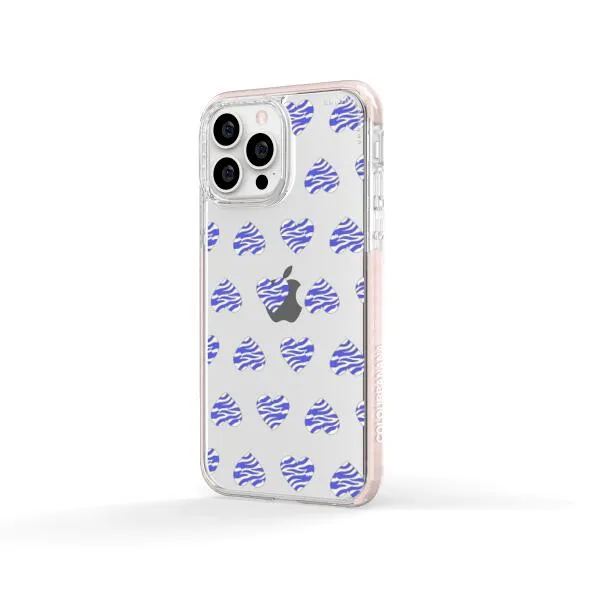 iPhone Case - Purple Zebra Heart