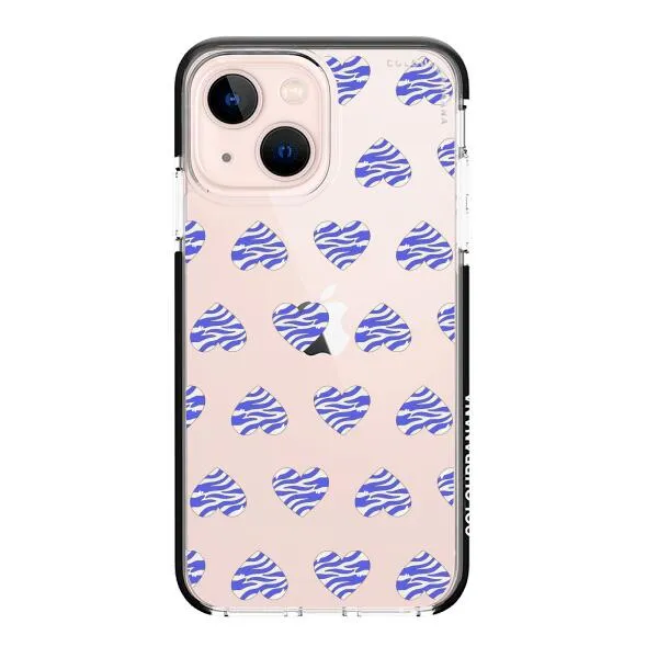 iPhone Case - Purple Zebra Heart