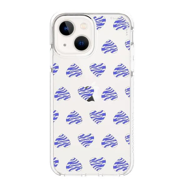 iPhone Case - Purple Zebra Heart