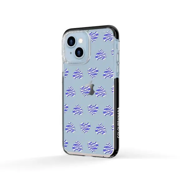 iPhone Case - Purple Zebra Heart