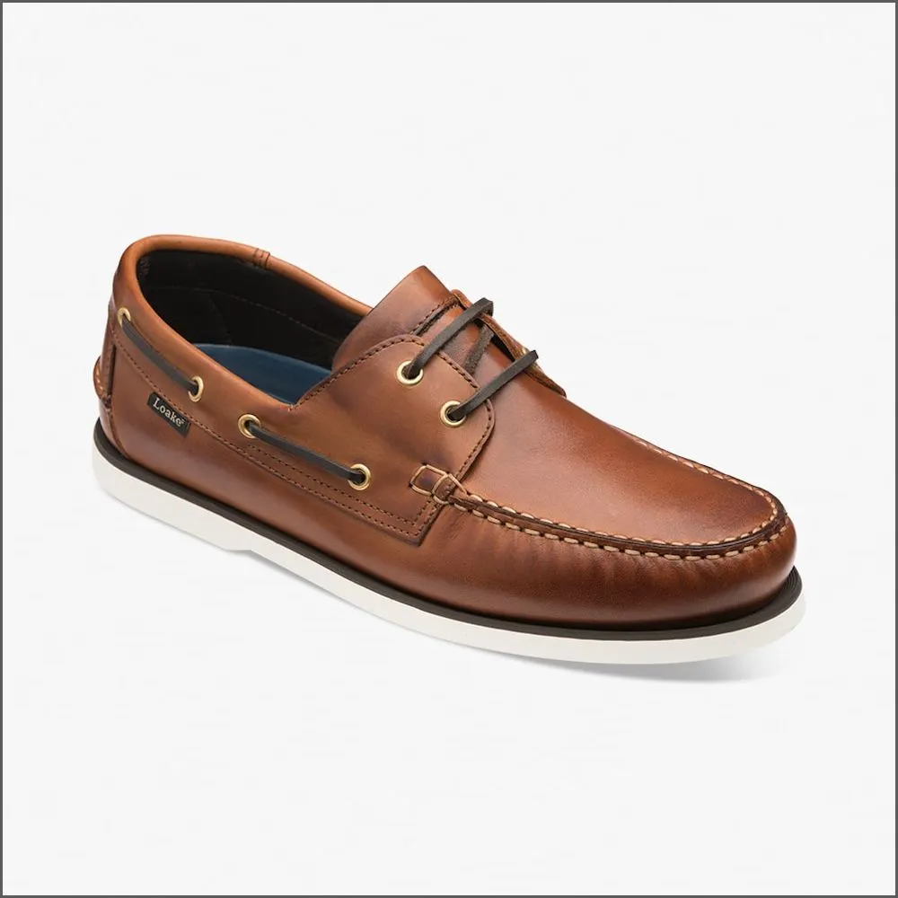 Loake 528 Cedar Lace Up Deck Shoe*