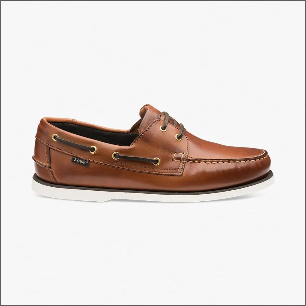 Loake 528 Cedar Lace Up Deck Shoe*