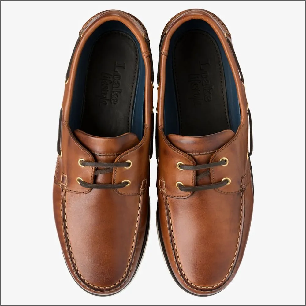 Loake 528 Cedar Lace Up Deck Shoe*