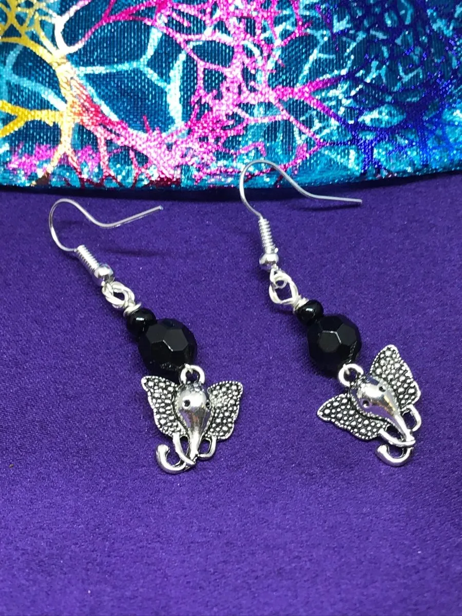 Lucky Elephant Earrings Elephant Charm