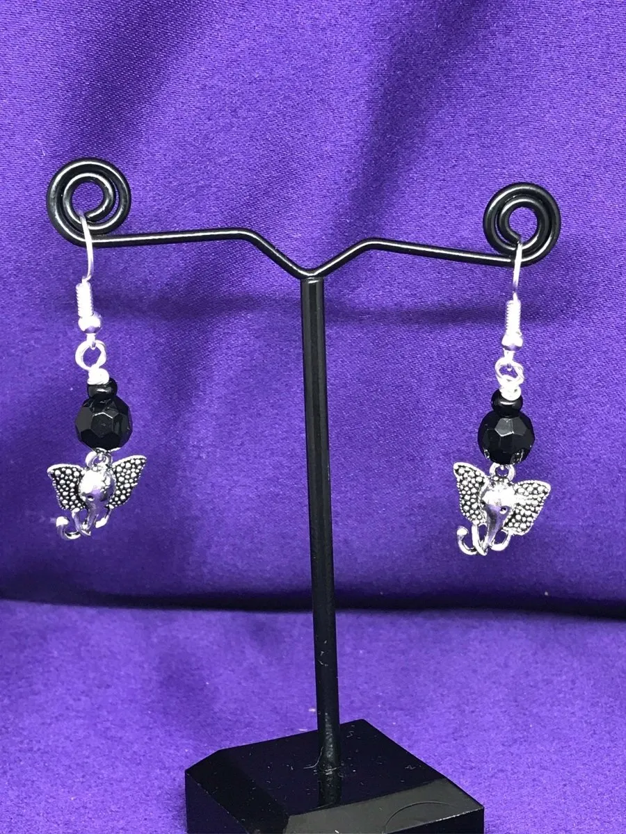 Lucky Elephant Earrings Elephant Charm