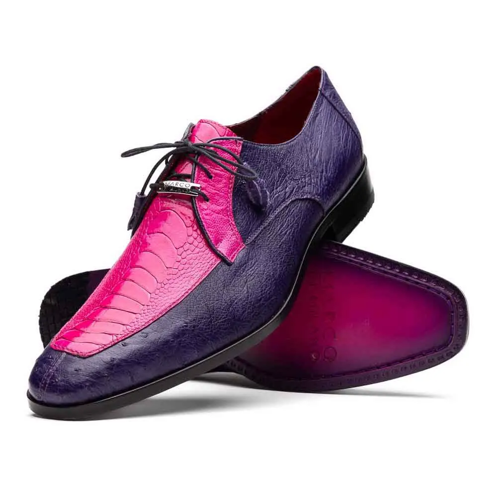 Marco Di Milano Andretti Dress Pink / Purple Ostrich Leg Shoes