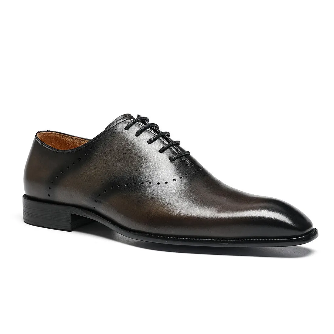 Men's leather oxford shoes