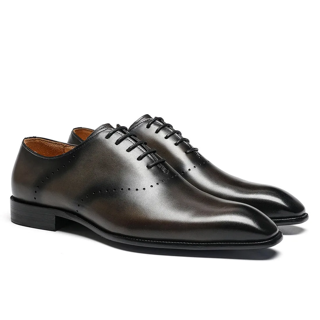 Men's leather oxford shoes