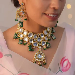 Mukta Kundan Necklace Set