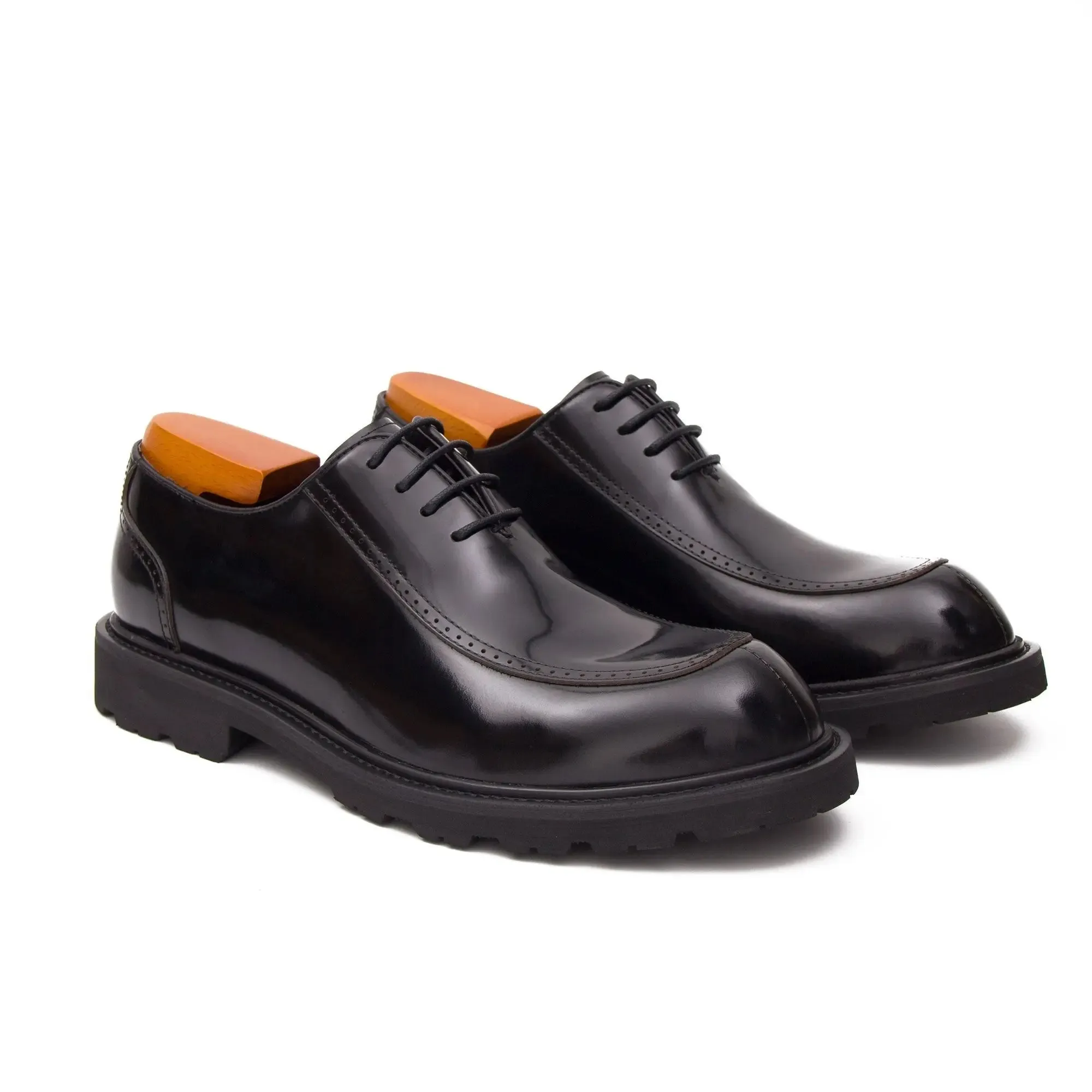 Patent Leather Oxfords Shoes D23697