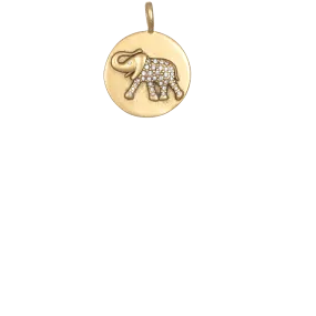 Pavé Elephant - Gold