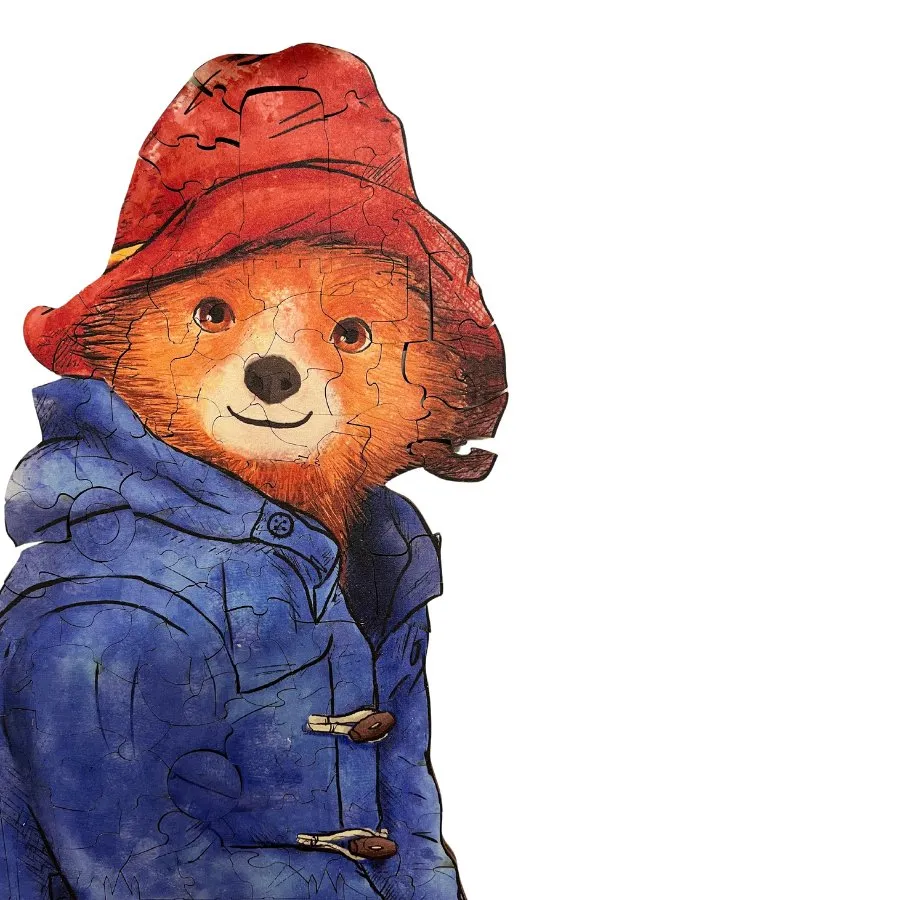 "Waiting With Paddington" A3 Wooden Puzzle