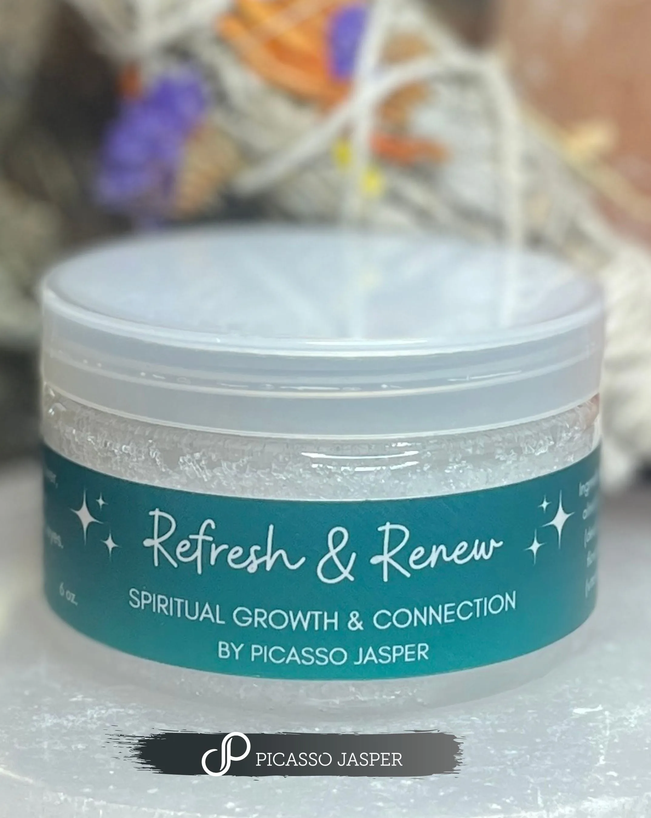 Refresh & Renew, Cleansing Salt Scrub- Spiritual Growth & Connection