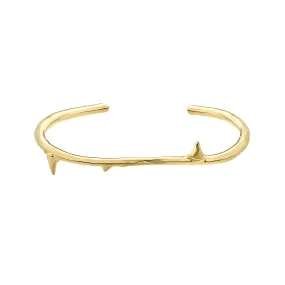 Rose Thorn Bangle - Yellow Gold Vermeil