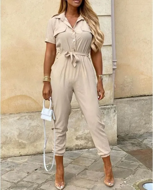 Safari Chic Jumpsuit