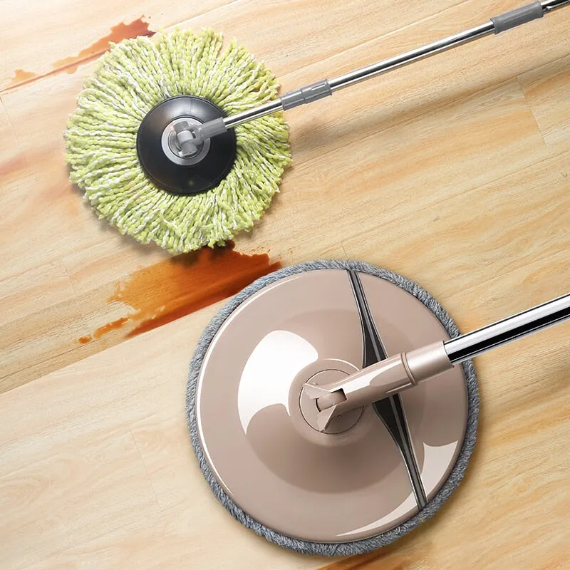 Self Clean Round Lazy Mop With Bucket