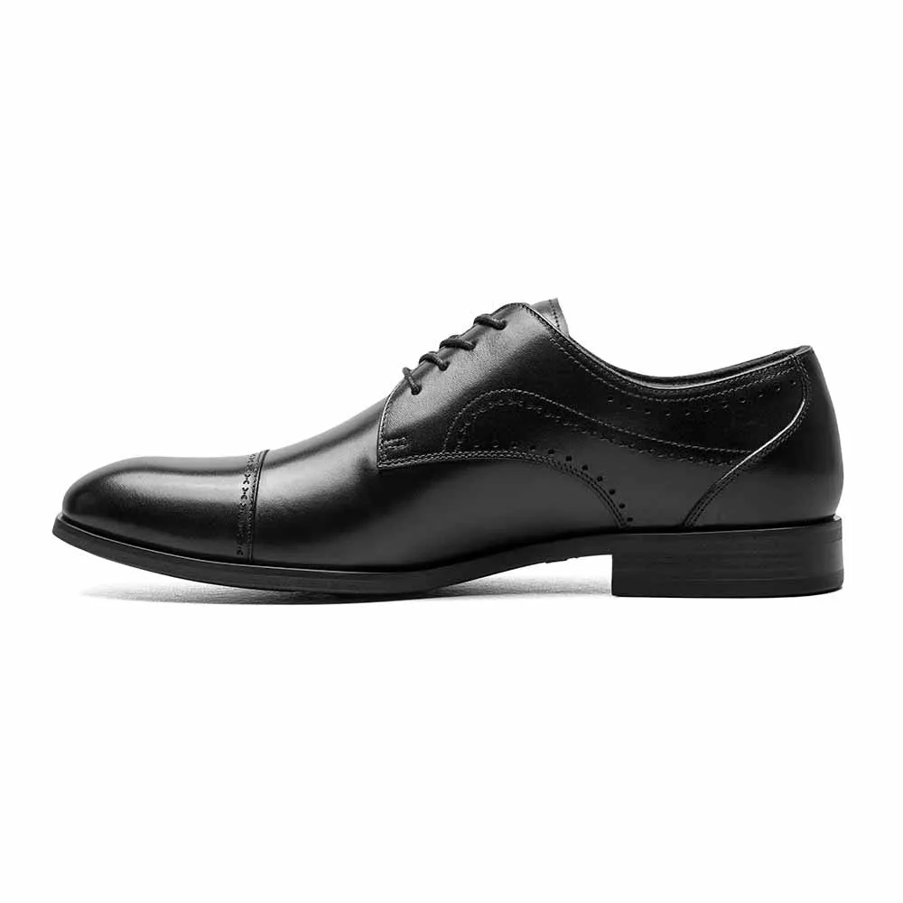 Stacy Adams Black BRYANT Cap Toe Oxford