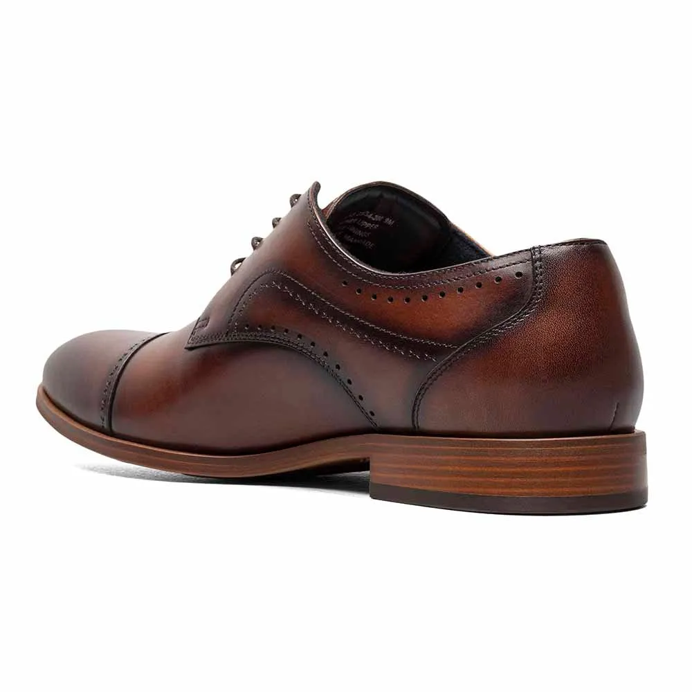 Stacy Adams Brown BRYANT Cap Toe Oxford