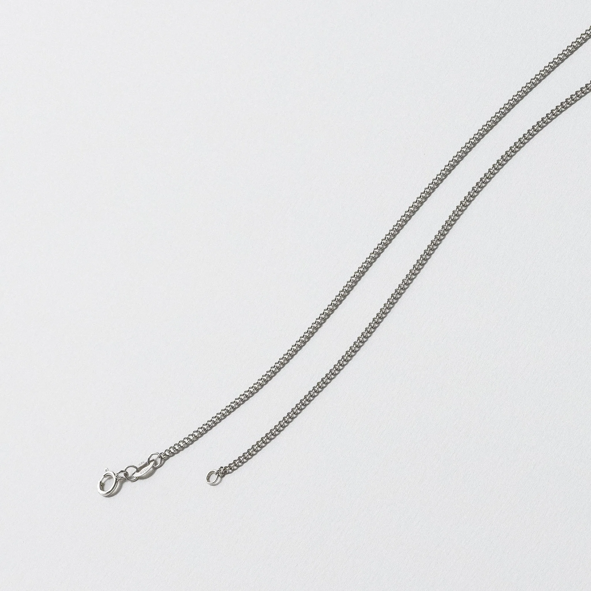 Sterling Silver Curb Chain - Polished 1.6mm