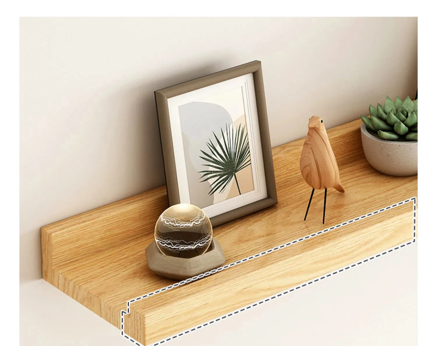 Storage Rack Wall Floating Shelves