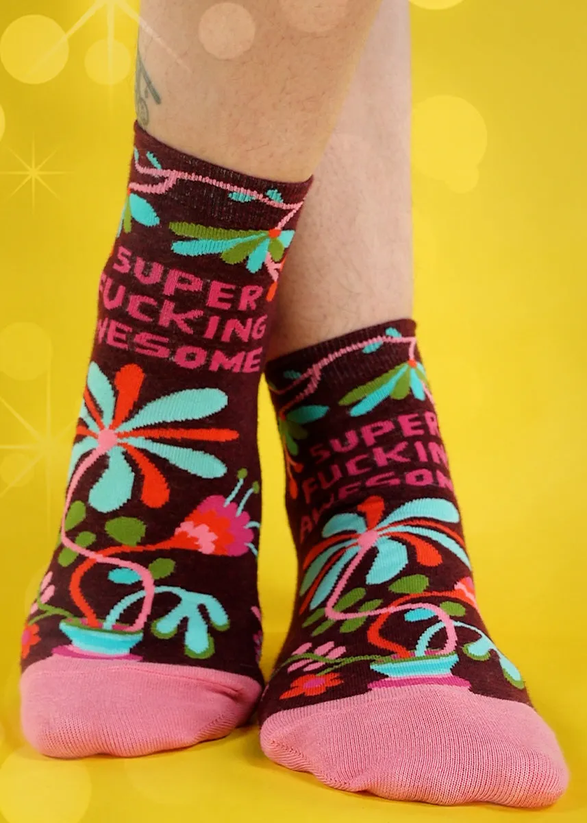 Super Fucking Awesome Ankle Socks