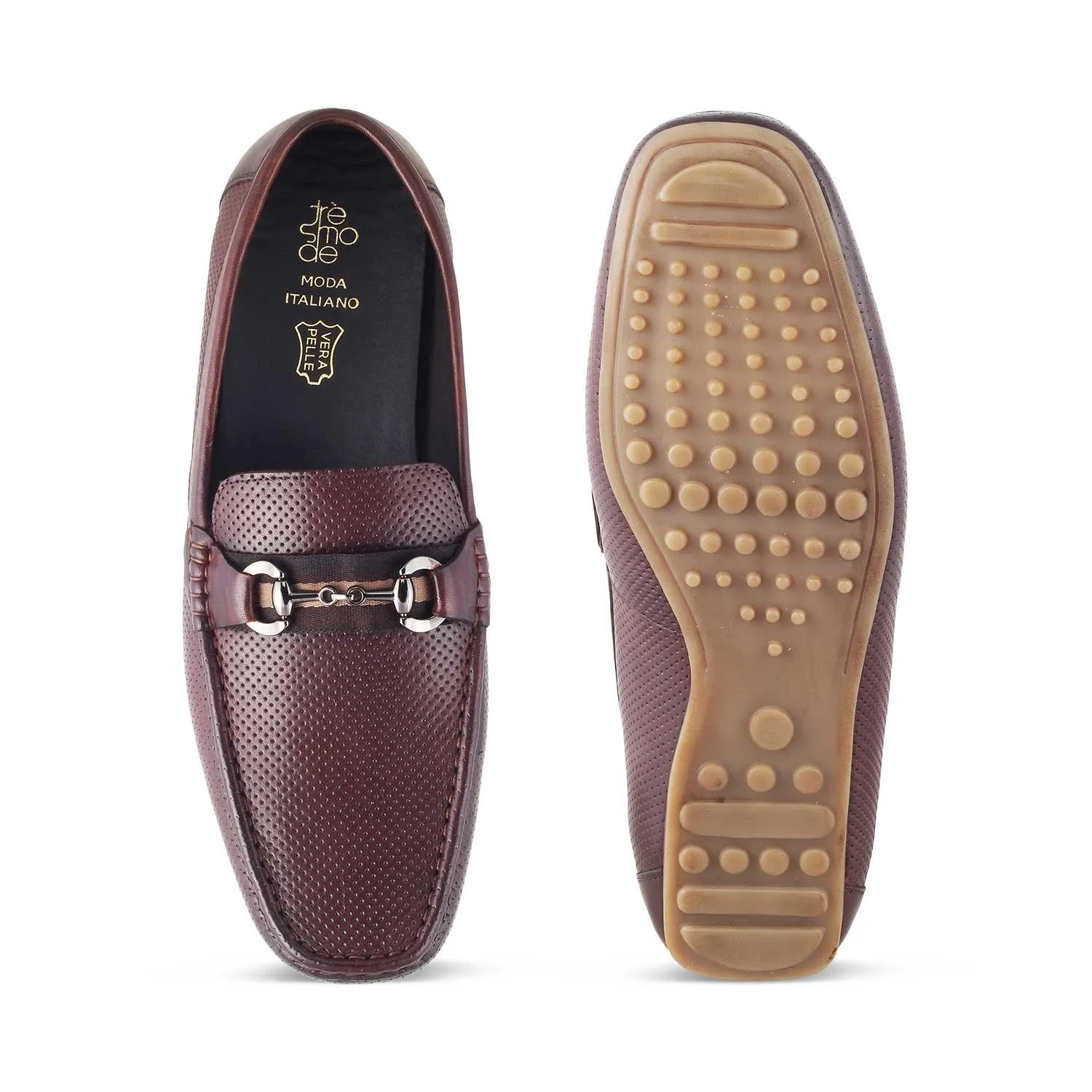 The Cedrive Brown Men's Driving Loafers Tresmode