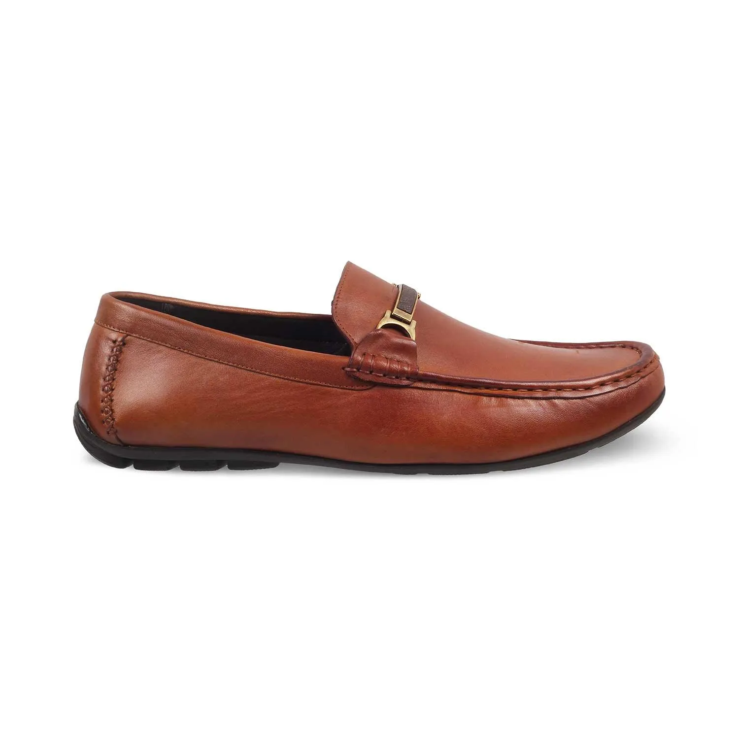 The Cegold Tan Men's Leather Driving Loafers Tresmode