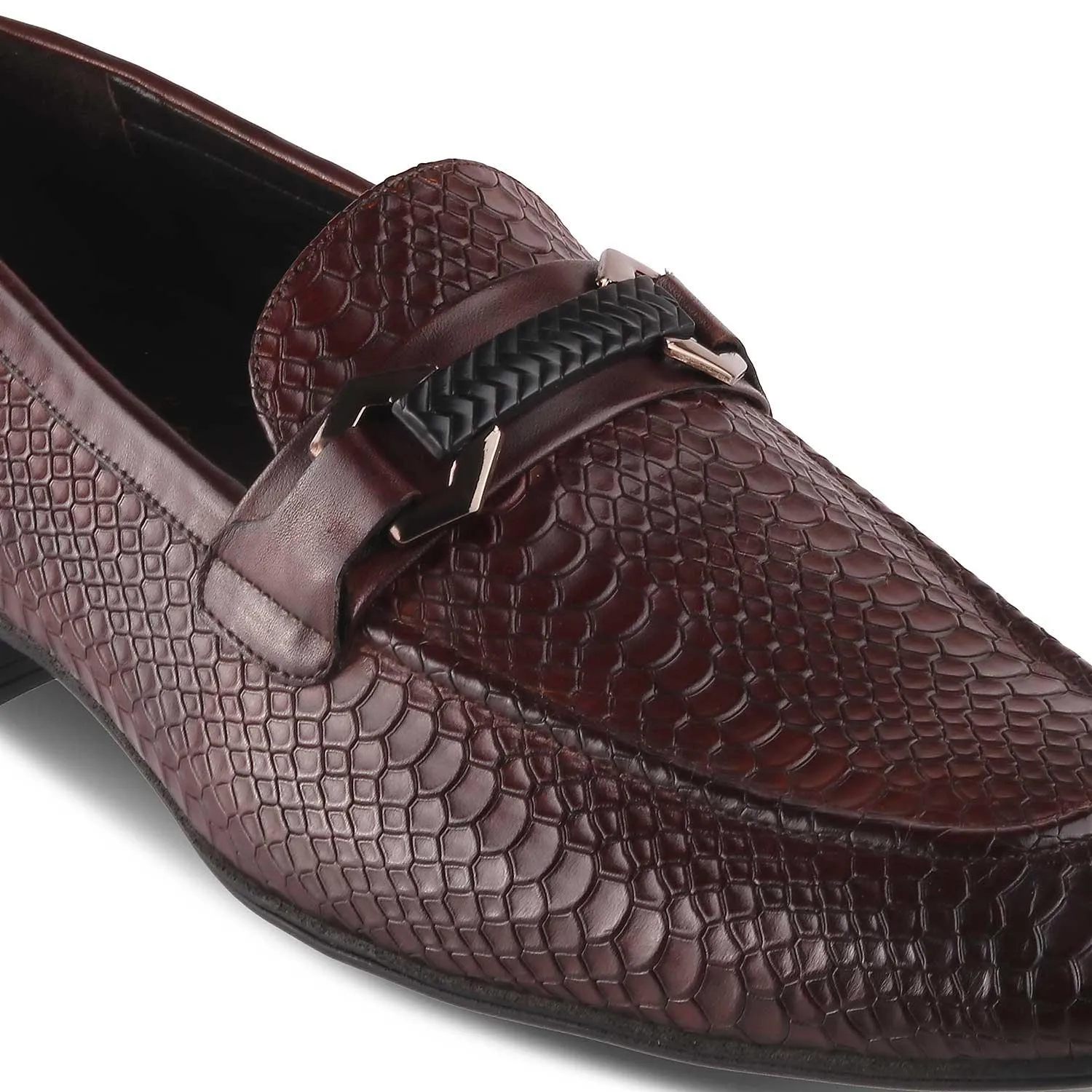 The Cytom Tan Men's Leather Loafers