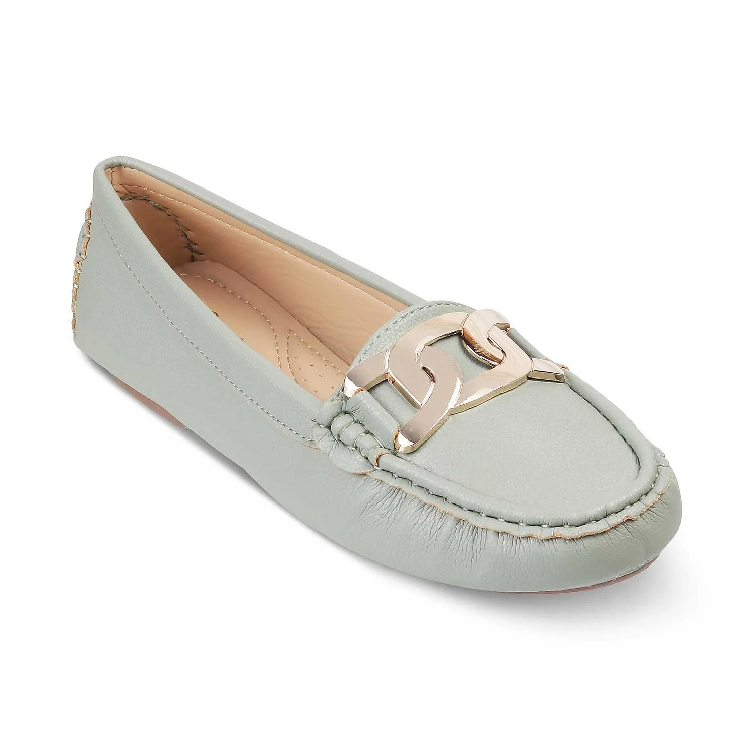 The Yon New Green Women's Dress Loafers Tresmode