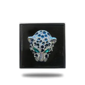 TIGER Crystal Animal Lapel pins